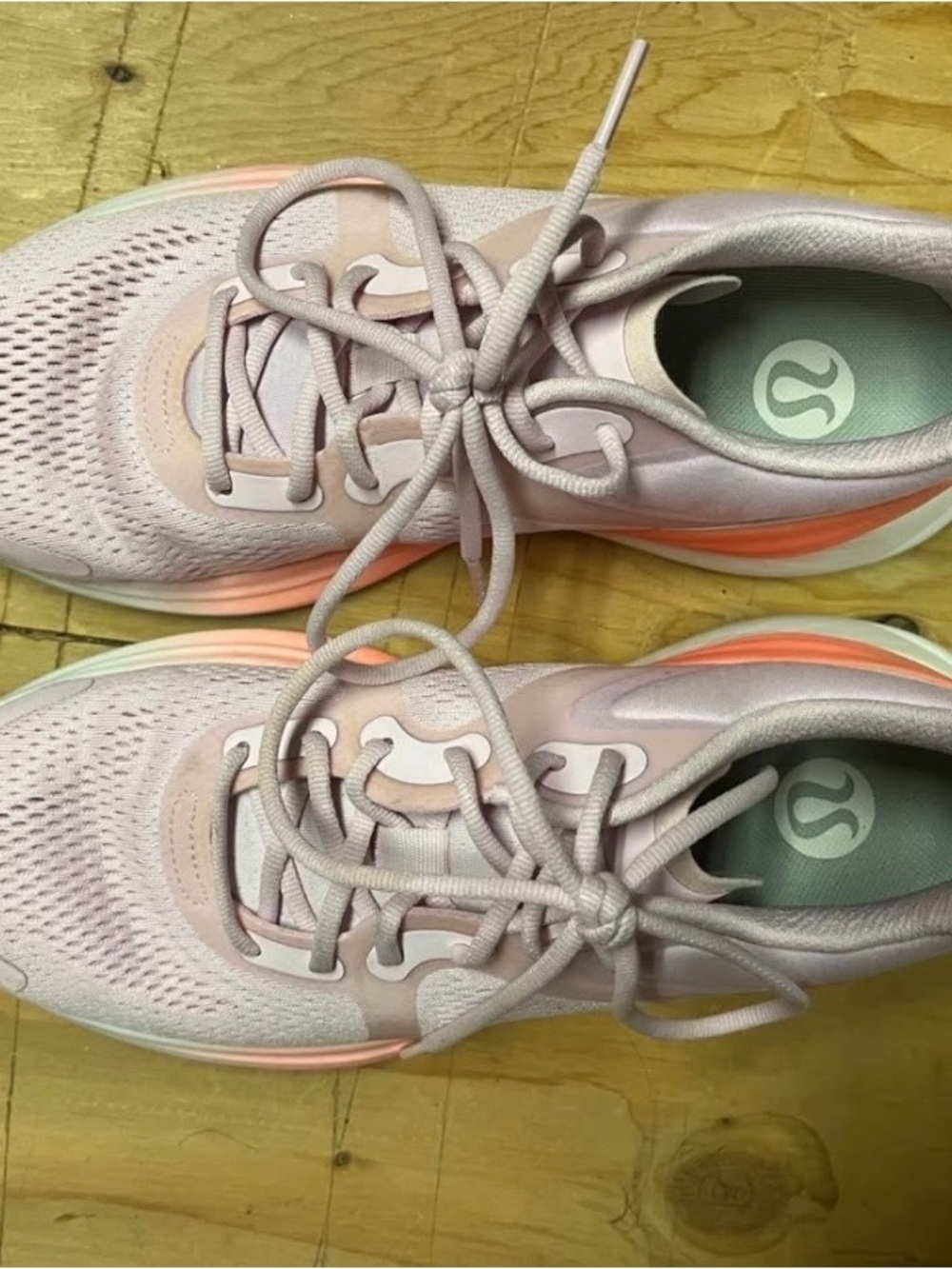 lululemon athletica Blush Pink & Coral Women's Running Sneakers